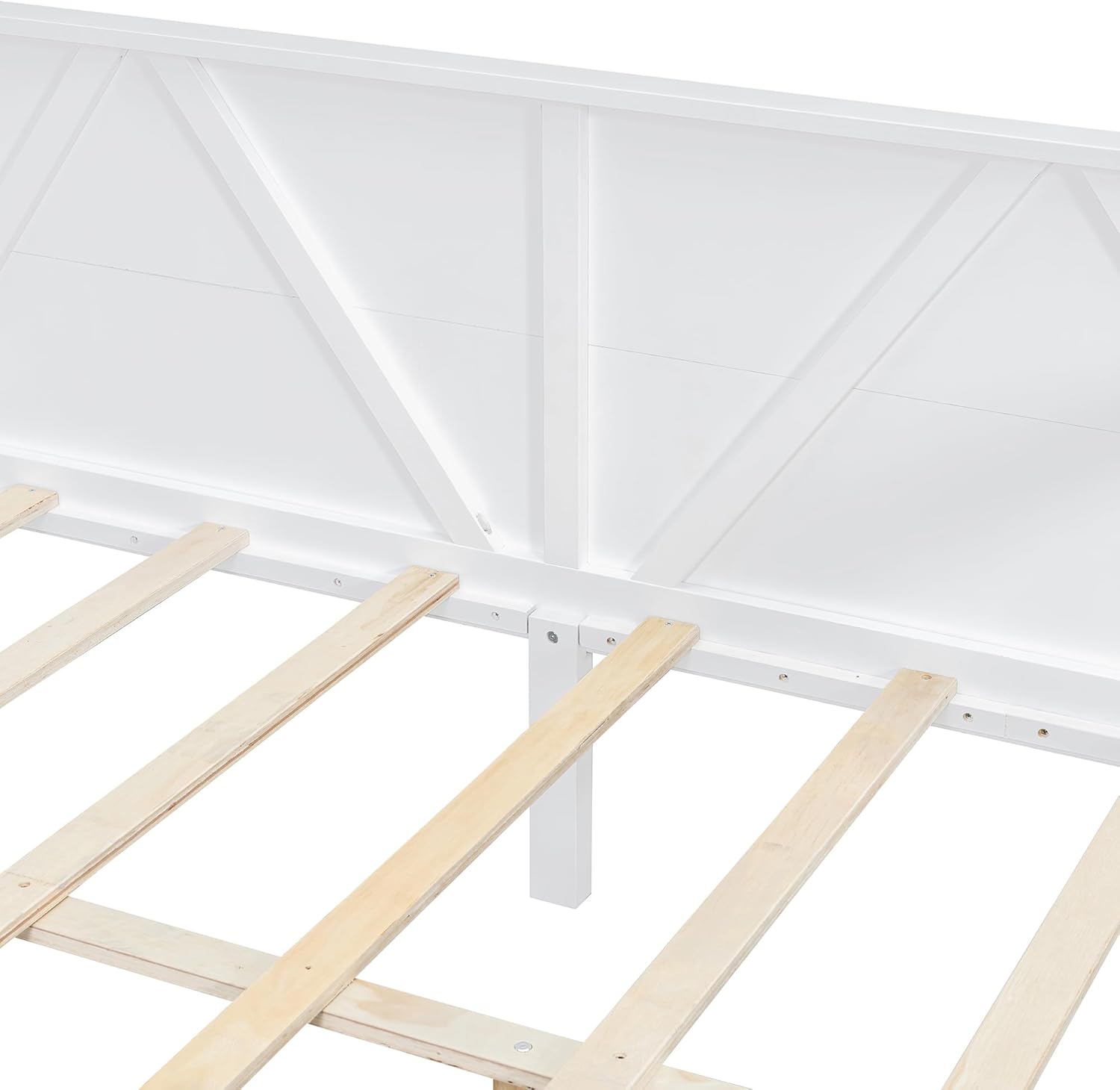 Detail of the back panel connection on the Flieks Daybed