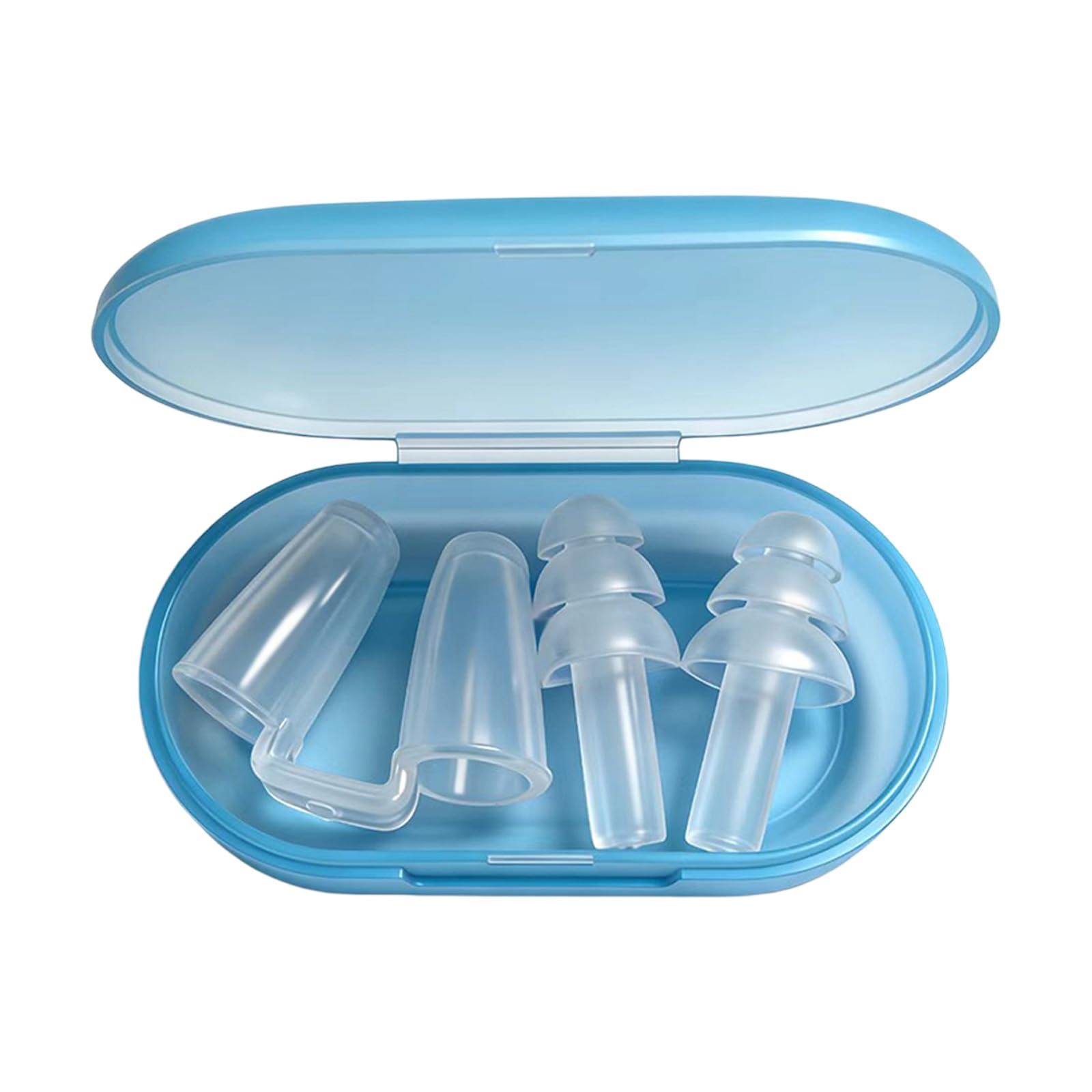Hkfgdjdl Swimming Nose Clip Comfortable Silicone Swim Waterproof Pool Nose Plug with Storage Box Easy to Use