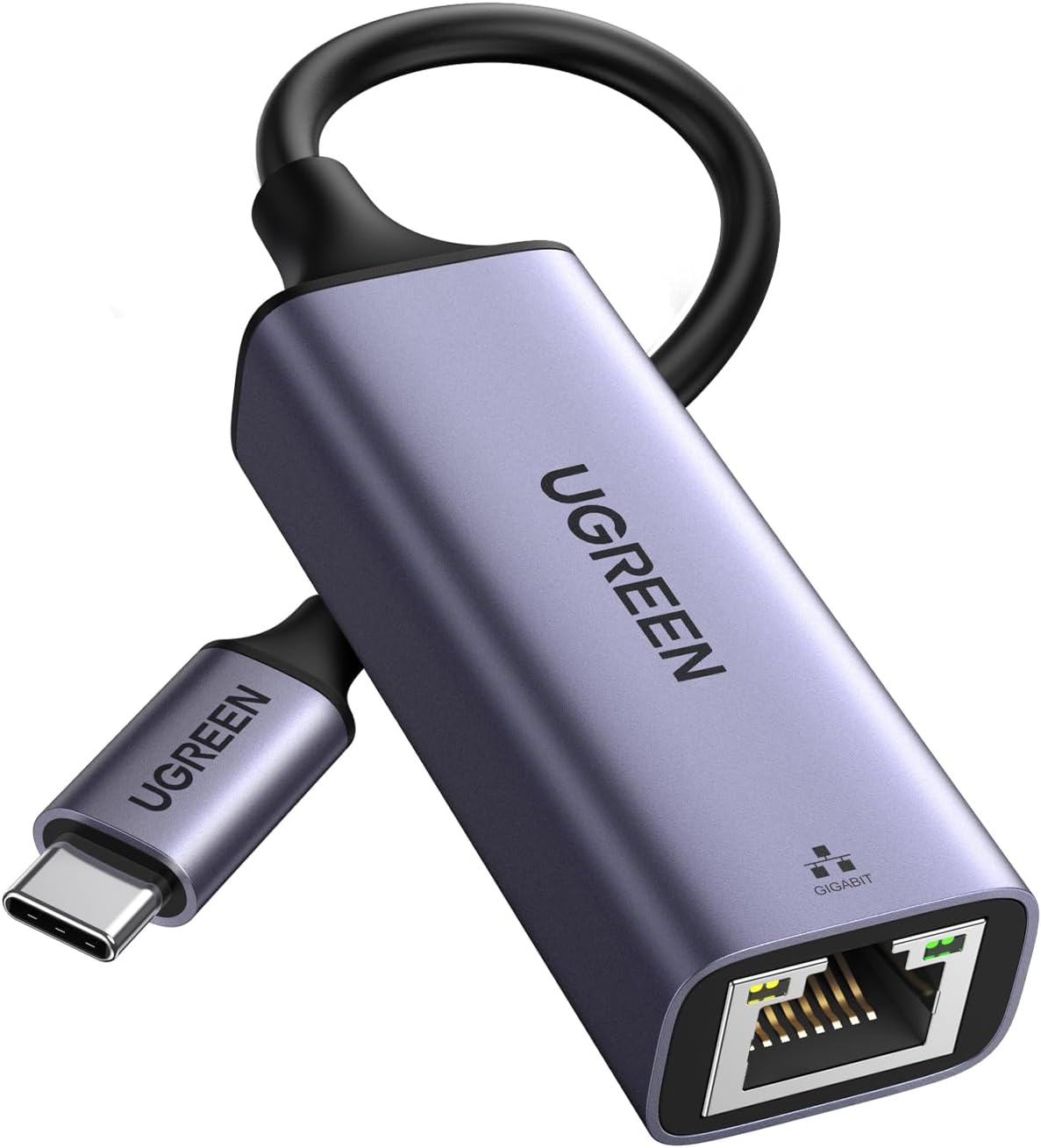 UGREEN USB C to Ethernet Adapter RJ45 to Thunderbolt 3 Type C Gigabit Network LAN 1000Mbps Converter Compatible with MacBook Pro Air iPad Pro Surface Book Chromebook Dell XPS Galaxy S20 S10, and More