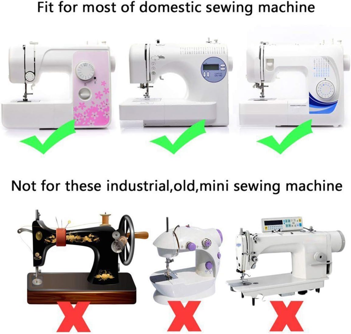 CKPSMS Brand -1PCS#KP-19007 Adjustable Zipper Piping Cording Sewing Machine Presser Foot Compatible with All Low Shank Babylock, Euro-Pro, Janome, Kenmore, White, Juki