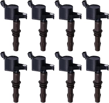 8PCS DG521 Ignition Coils Ignition Coils Pack Fits for 2008-2014 Expedition 5.4L, 2008-2010 F-150 4.6L 5.4L, 2008-2010 F-350 Super Duty 5.4L 6.8L, FD509 Aftermarket Parts