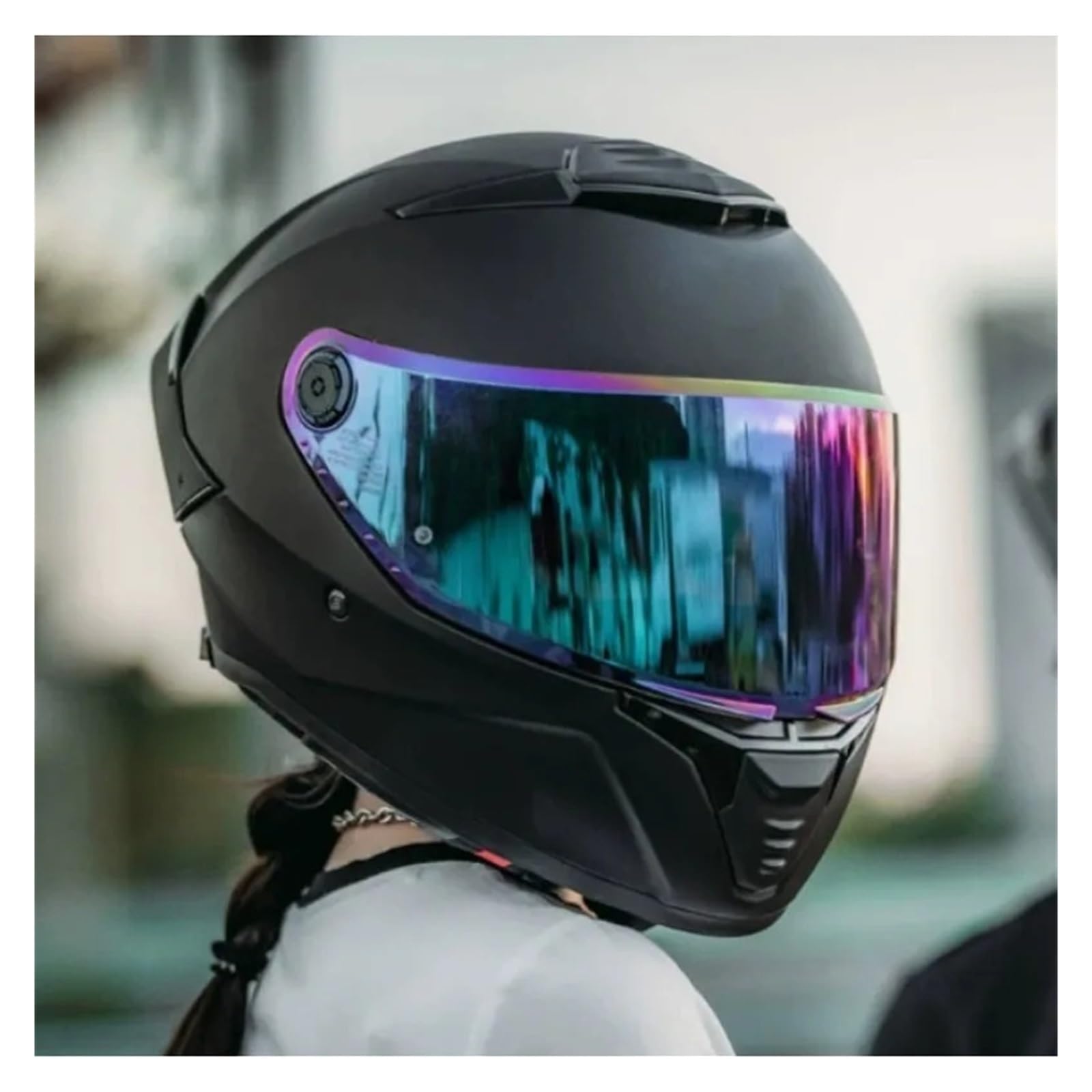 Helmet Visor For MT/MT-V-28B/THUNDER 4 SV Helmet Replacement,quick install