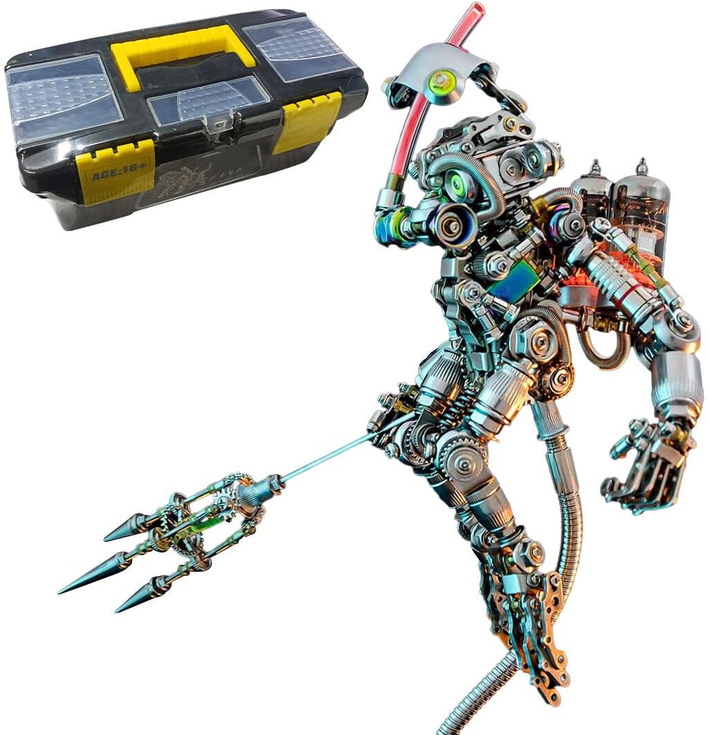 CHUO 3D Metal Puzzle Mechanical Ape Model Kits, 700 Pieces