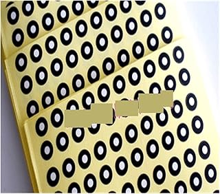 GUSAJ Reflection Markers 10,000 Points 3D Scanner Marking Point Matte Black Dot Marking Machine Marking Point Guarantee Scanning Sccuracy (Color : A, Size : 6mm x 10mm)