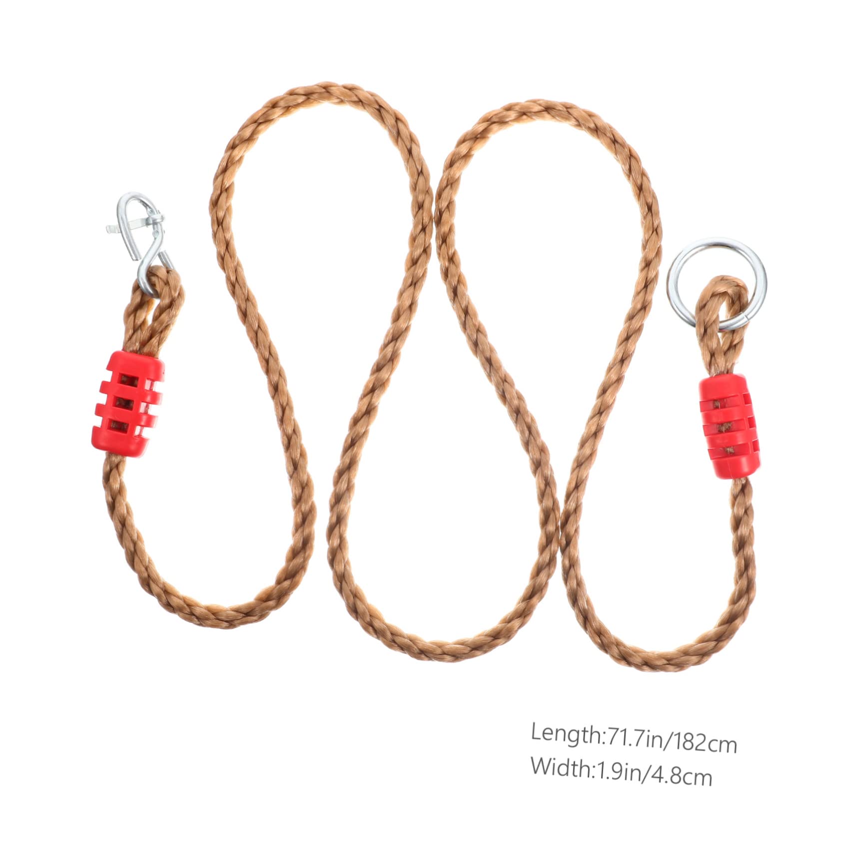 Cinghie per Altalena da Albero Regolabili 2 Pezzi in Nylon PE