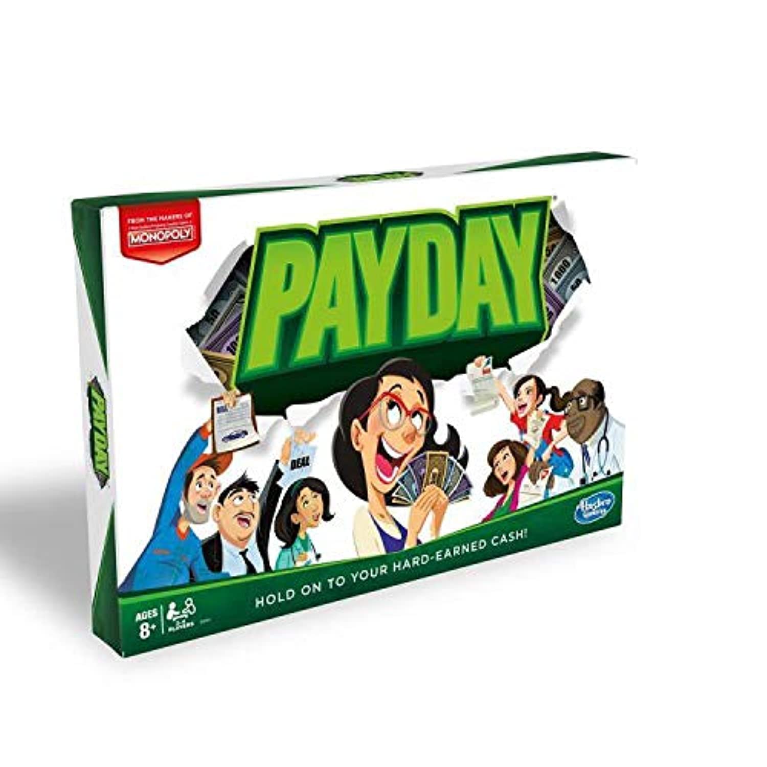 Monopoly Pay Day Game, Ages 8 And Up, For 2 To 4 Players