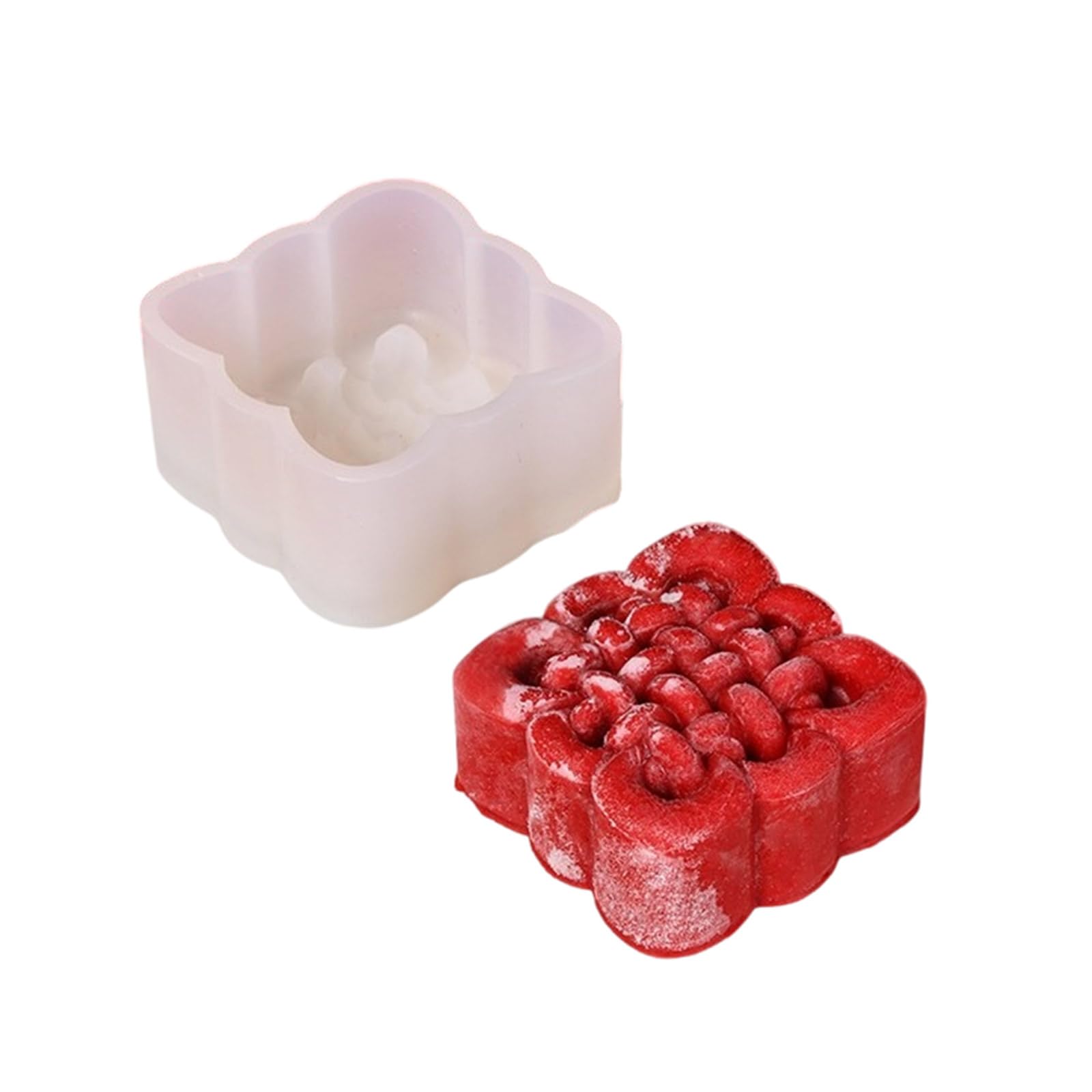 MICFENY Chinese Knot Shape Mousses Cake Mold Set High Temperatures Resistant Silicone Dessert Mould Chocolate Baking Tool