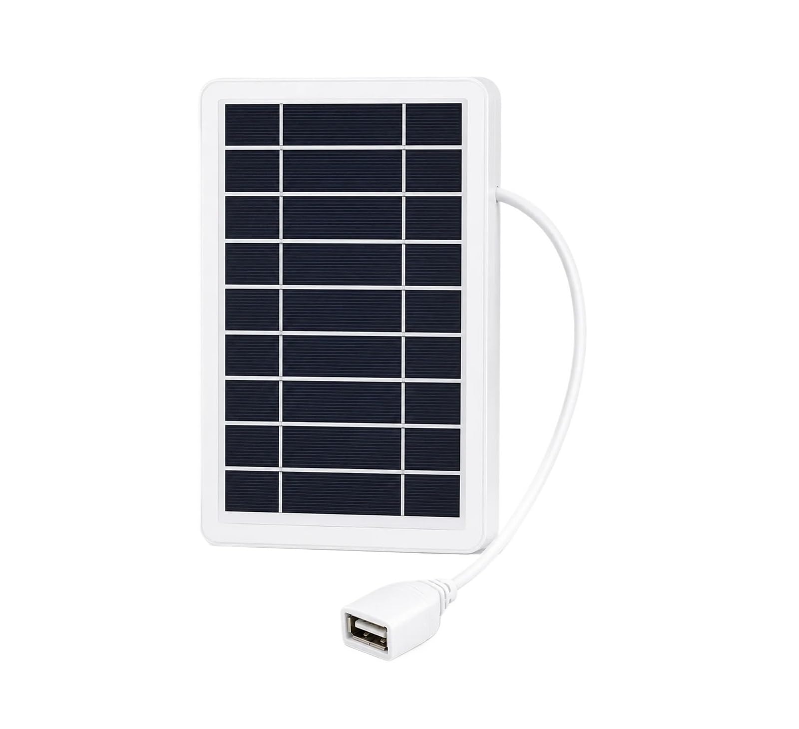 Cargador solar portátil USB de alta eficiencia con carga estable para móvil en acampadas