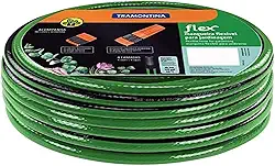 Tramontina Mangueira Pvc C/Engate e Esguicho Flex 30m Verde e Preta