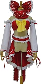 博麗霊夢 コスプレ衣装 (ウィッグ 靴別売り) /ハロウィン クリスマス イベント パーティー お正月 祭り 文化祭 学園祭 舞台服