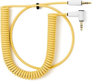 Candycord OP-1 / OP-Z - Cable de audio especial por myVolts, mini conector recto a mini conector angular, 65 cm a 90 cm, color amarillo piña