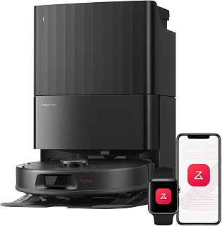 roborock Qrevo S Pro black robot vacuum and mop