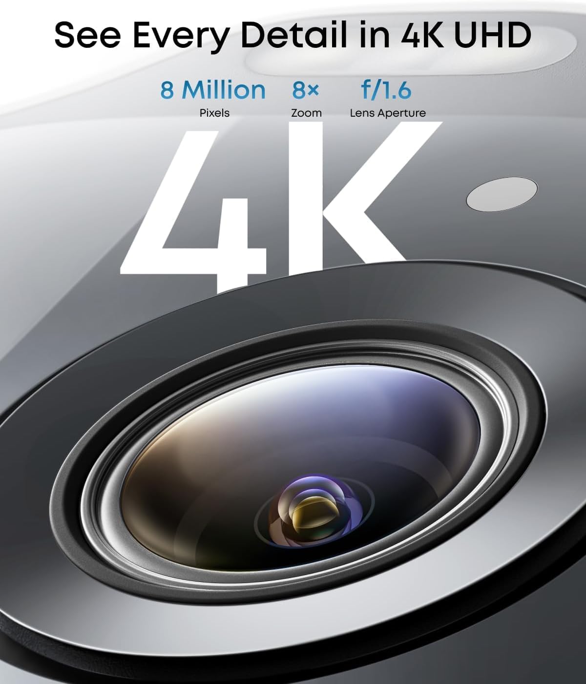 eufy SoloCam E42,6-Cam Kit,4K Security Camera Wireless Outdoor, Solar Powered, AI Motion Tracking, Strobe Light, Pan & Tilt, Facial Recognition, Up to 16 TB, Smart Home Compatible - Image 2