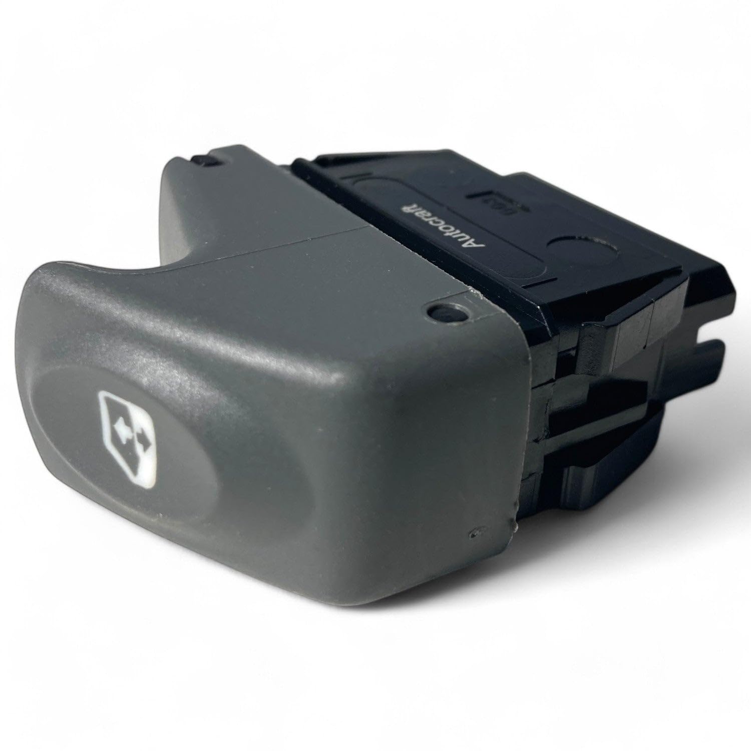 Pulsante interruttore grigio per controllo alzacristallo anteriore sinistro o destro compatibile per Renault Clio 2 Kangoo Megane I Scenic I OEM 7700838101 7700421120