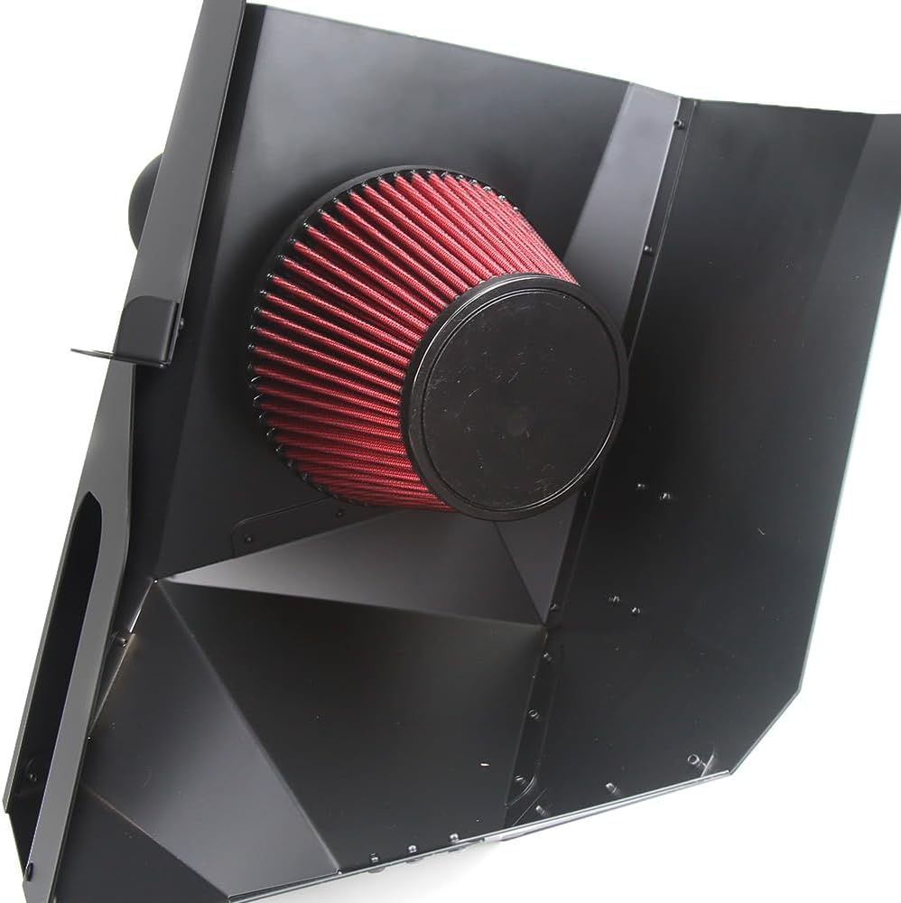 High-Flow Air Filter Cold Air Intake System Compatible with 2019-2025 Chevy Silverado GMC Sierra 5.3L 6.2L,High Performance Increase Performance & Towing