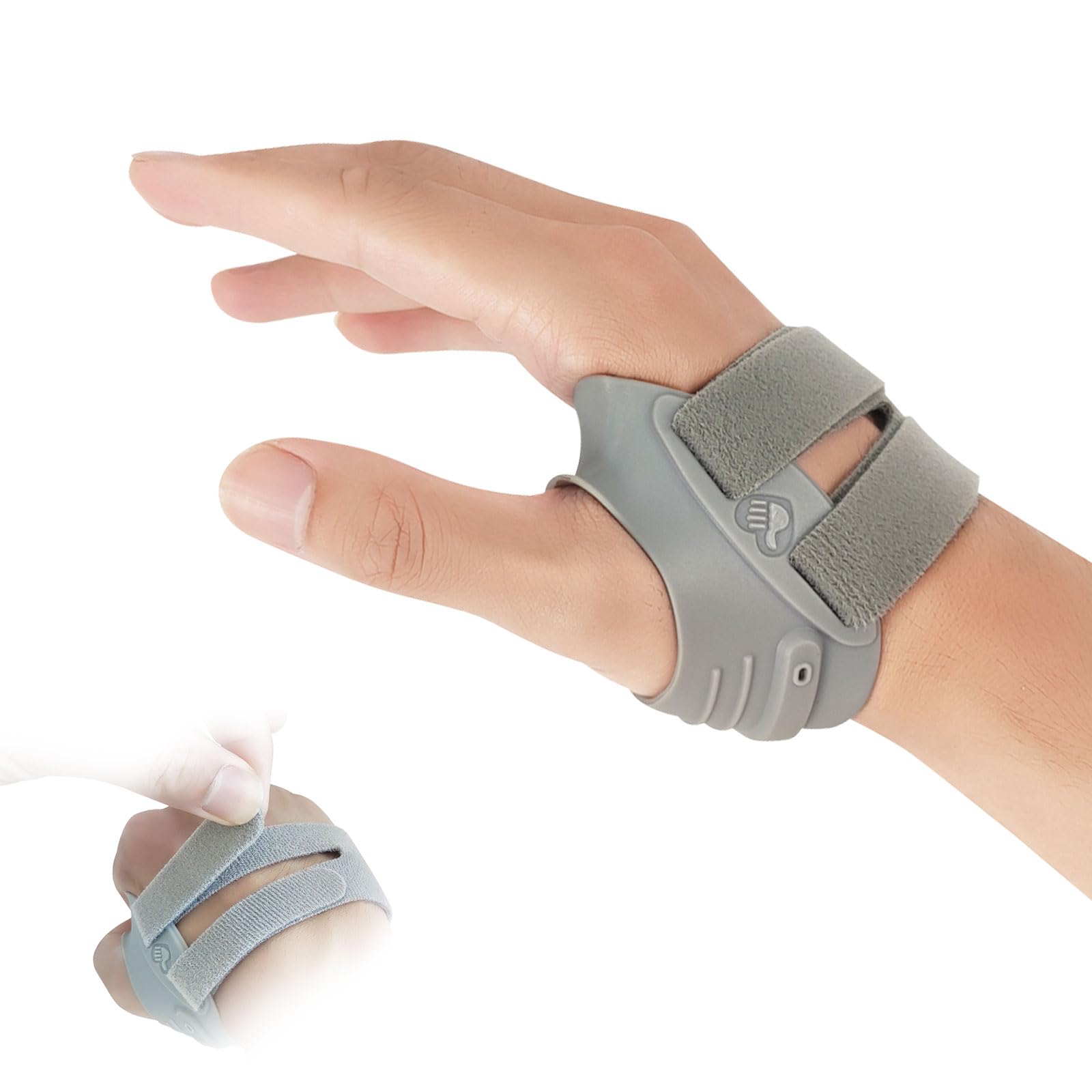 CMC Orthèse pour le pouce, articulation métacarpienne, orthèse du pouce pour l'arthrose de la base du pouce, instabilité articulaire, tendinite et pouce pour soulager la douleur (Main Gauche, M)