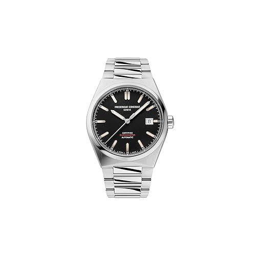 Frederique Constant Mens Swiss Automatic Highlife COSC Silver-Tone Stainless Steel