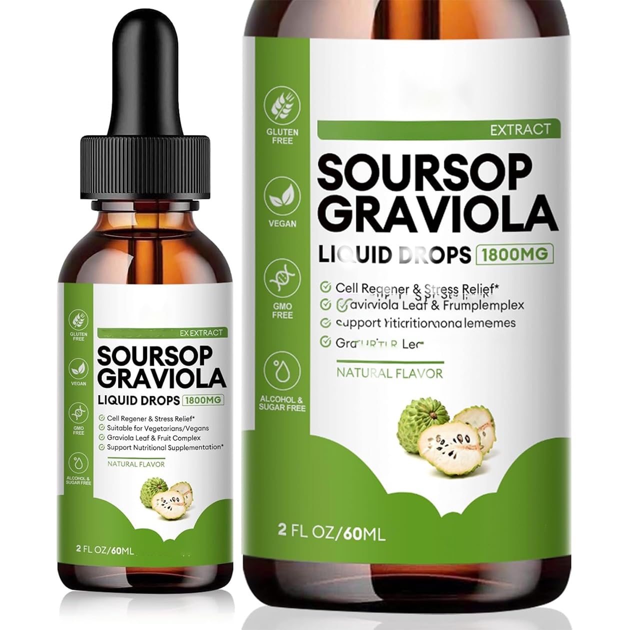 Soursop Drops, Organic Soursop Oil, 60MLSoursop Goodness Oil, 60 ml (Pack of 1)