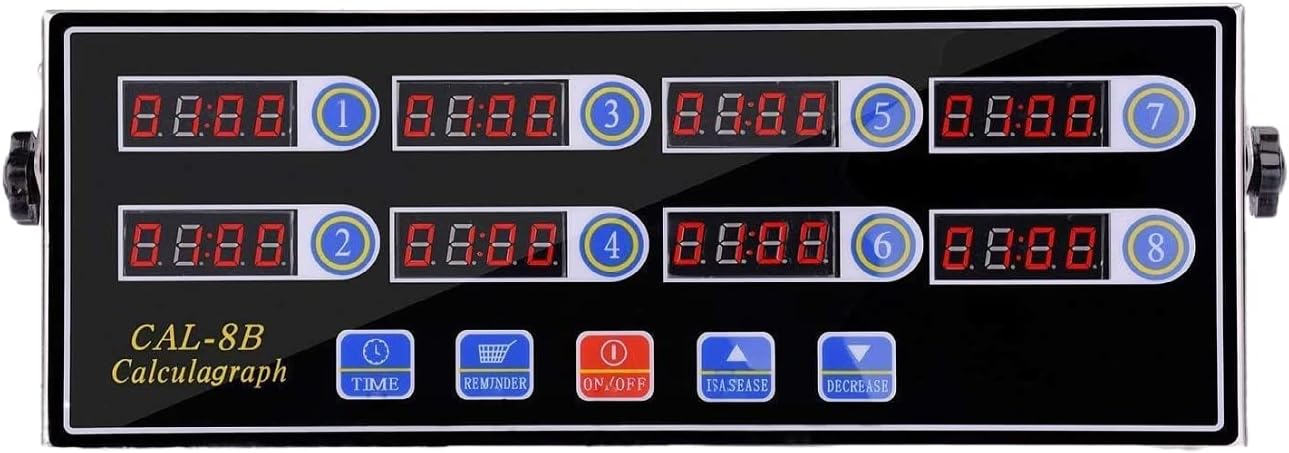 Commercial 8 Channel Kitchen Timers Restaurant