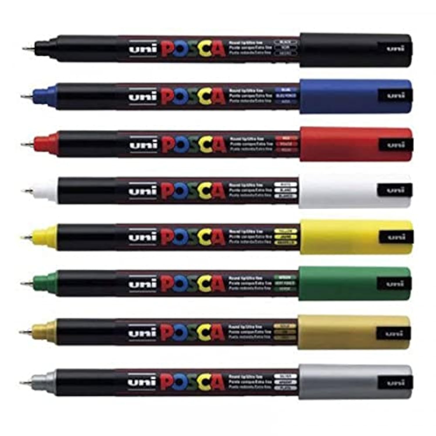 POSCA PC-1MR Ultra Fine Marker Pens The Set of 8 Best Sellers