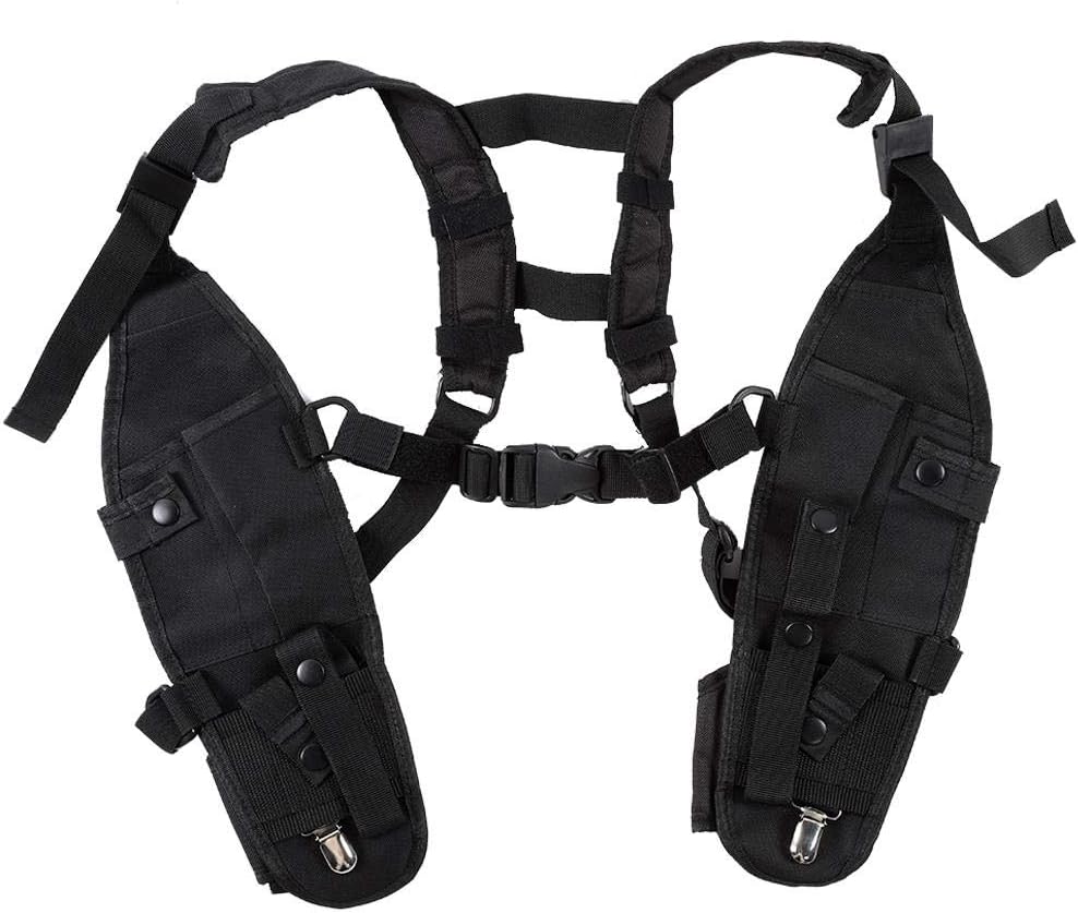 Universal TwoWay Radio Shoulder Holster, Hands Tactical Vest Harness