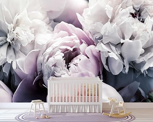 Miniatura 8 de Papel pintado floral mural de rosas grandes para dormitorio, sala de estar (no autoadhesivo)