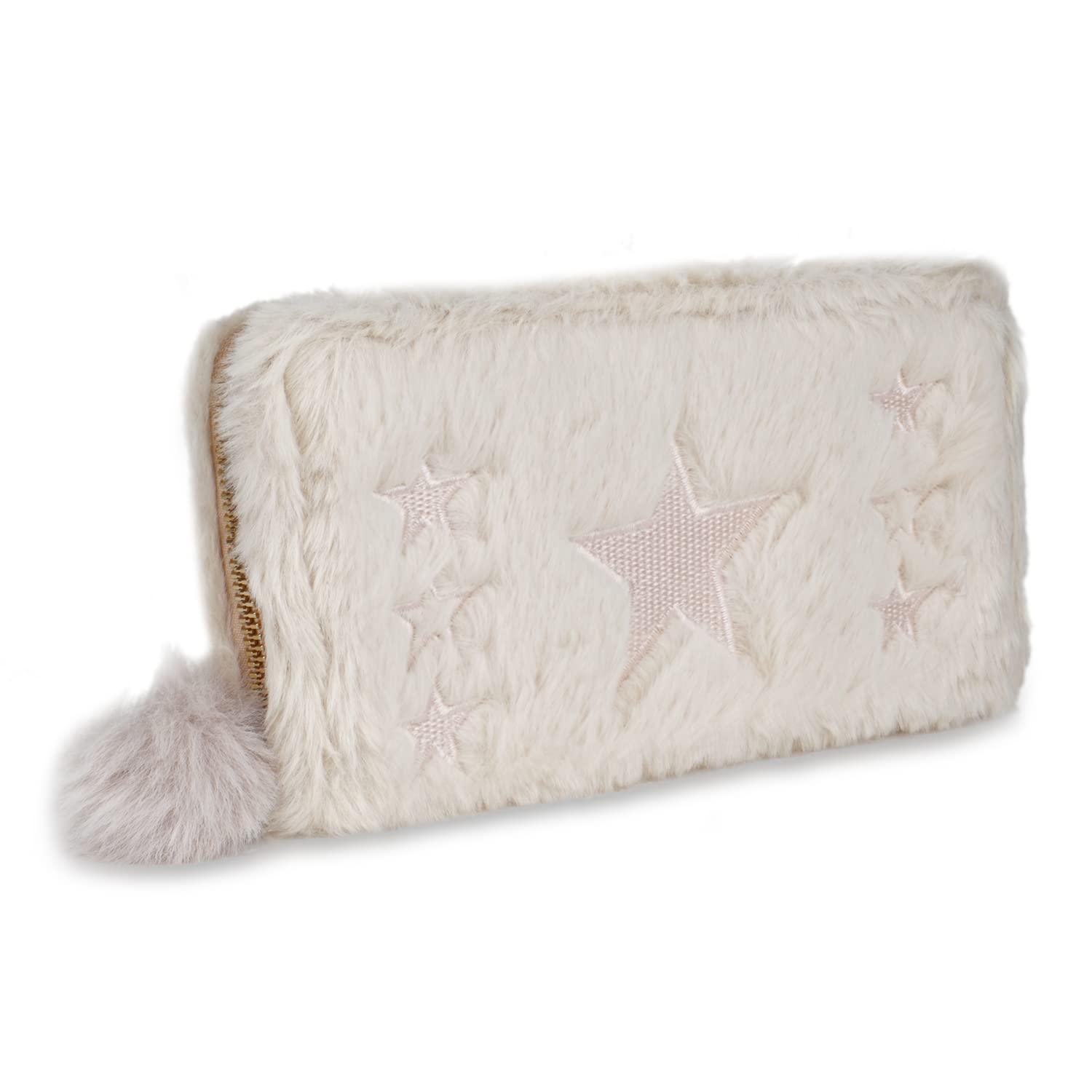 Nelle Harper Women Wallet Western Butterfluy Faux Fur