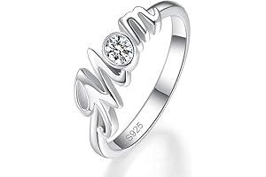 Sterling Silver Mom Rings for Women: Timeless Treasures of Love