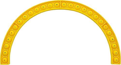 Miniatura 5 de Junior Learning Tablero de burbujas de arco del alfabeto, de doble cara, de 4 a 7 años, reconocimiento de letras, K-2