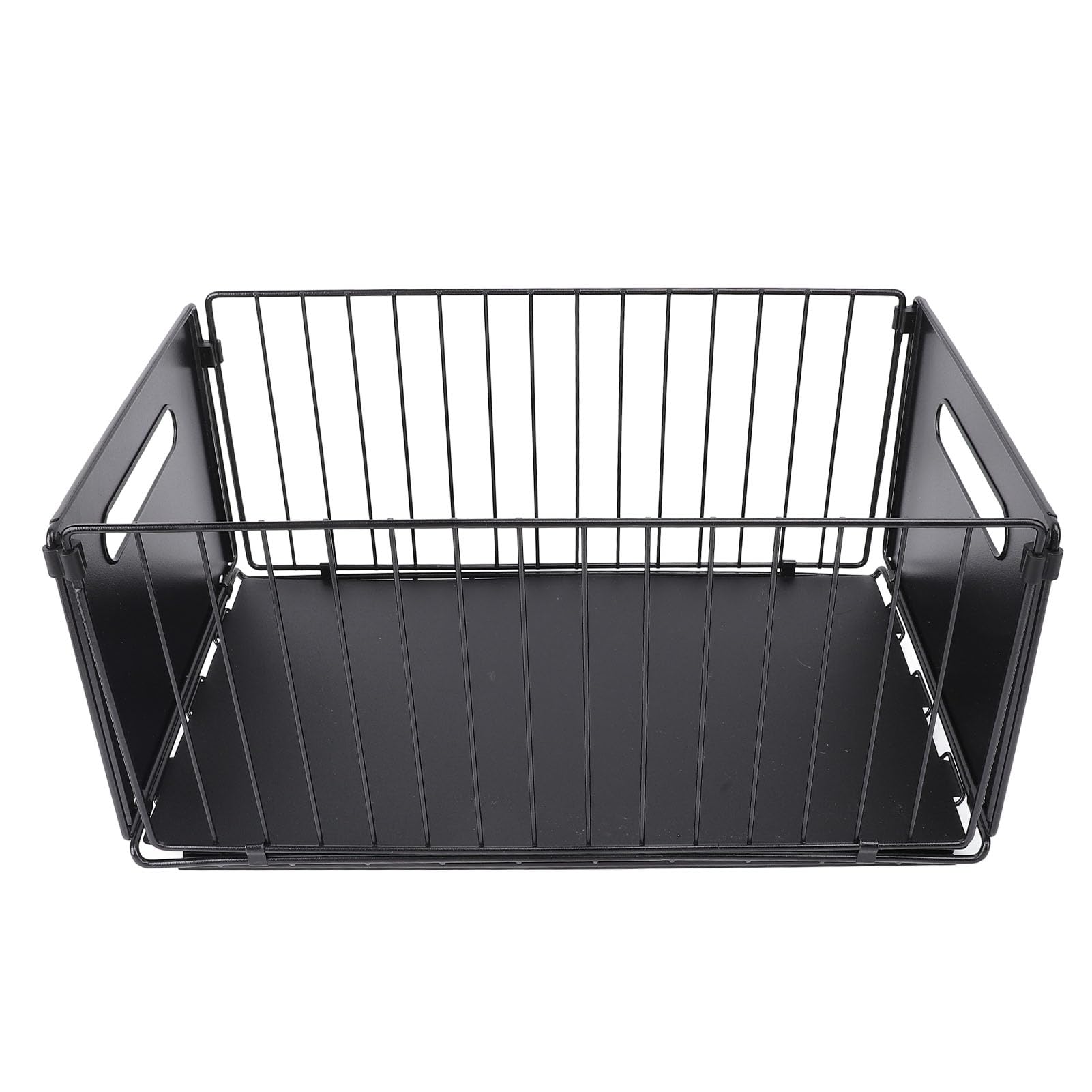 Aramox Pod Zlewem Wyciąganie Organizatora Mocne żelazne Wielofunkcyjna Szafka Szafka z szufladą na 2pcs do Kuchni (Wysoki)