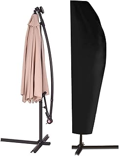 Amazon Com Patio Umbrella Covers Black Umbrella Covers Patio Furniture Covers Patio Lawn Garden