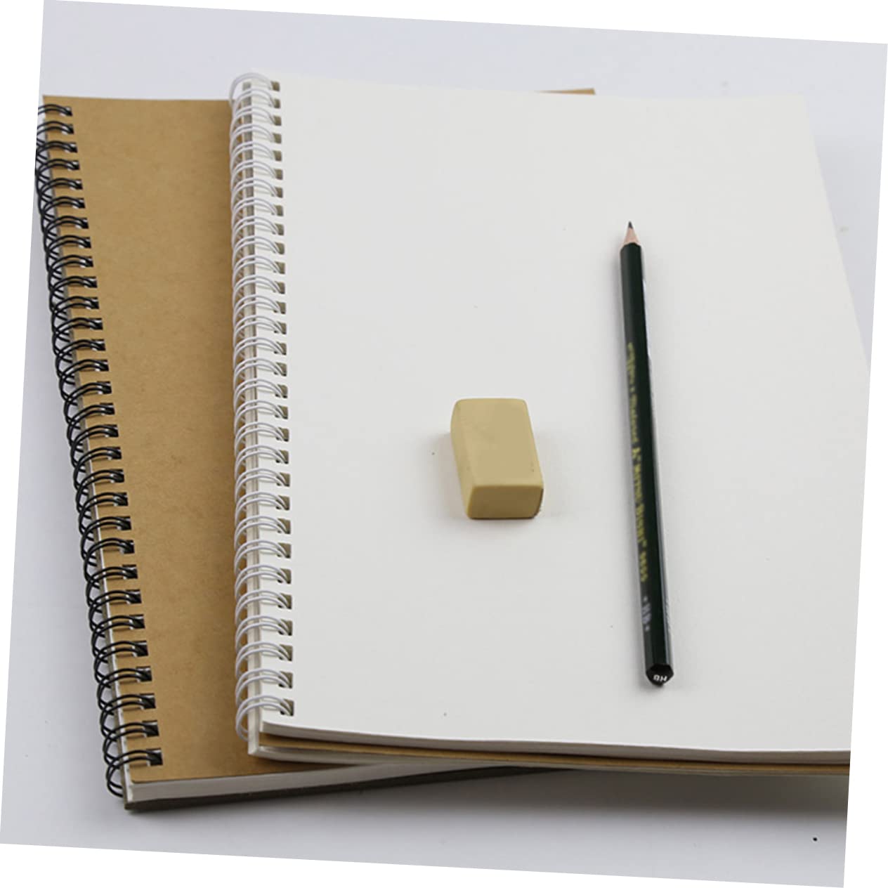 Lurrose Cahier de Dessin Portable Papier à Croquis A4, Lot de 4