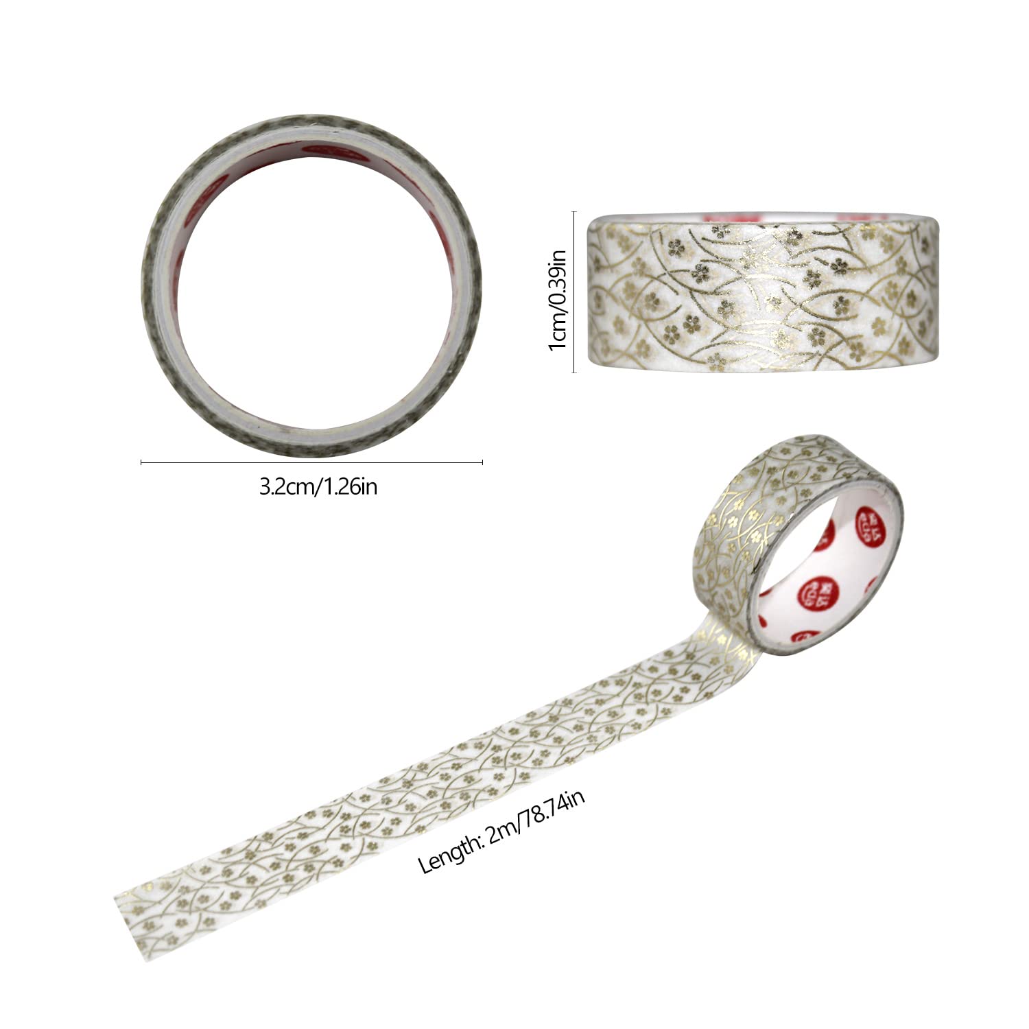 Nastro Adesivo Decorativo Washi In Lamina Arcobaleno - Foto 4