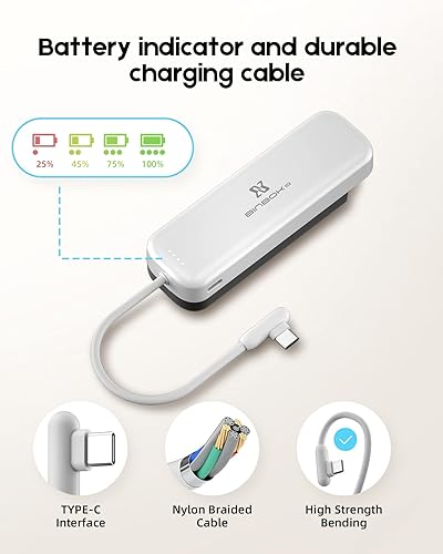 Miniatura 4 de BINBOK VR Paquete de baterías para Quest de 24000 mAh compatible con Meta Quest 2Quest batería de potencia extendida ligera y portátil para Quest 2