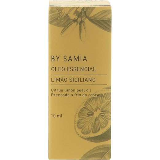 By Samia Óleo Essencial De Limão Siciliano 10 Ml Multicor