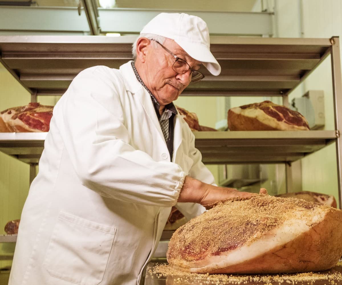 Guanciale/Barbozza artigianale 1.4 KG, Norcercia Umbra senza lattosio IGP senza glutine | Salumificio Cesmar