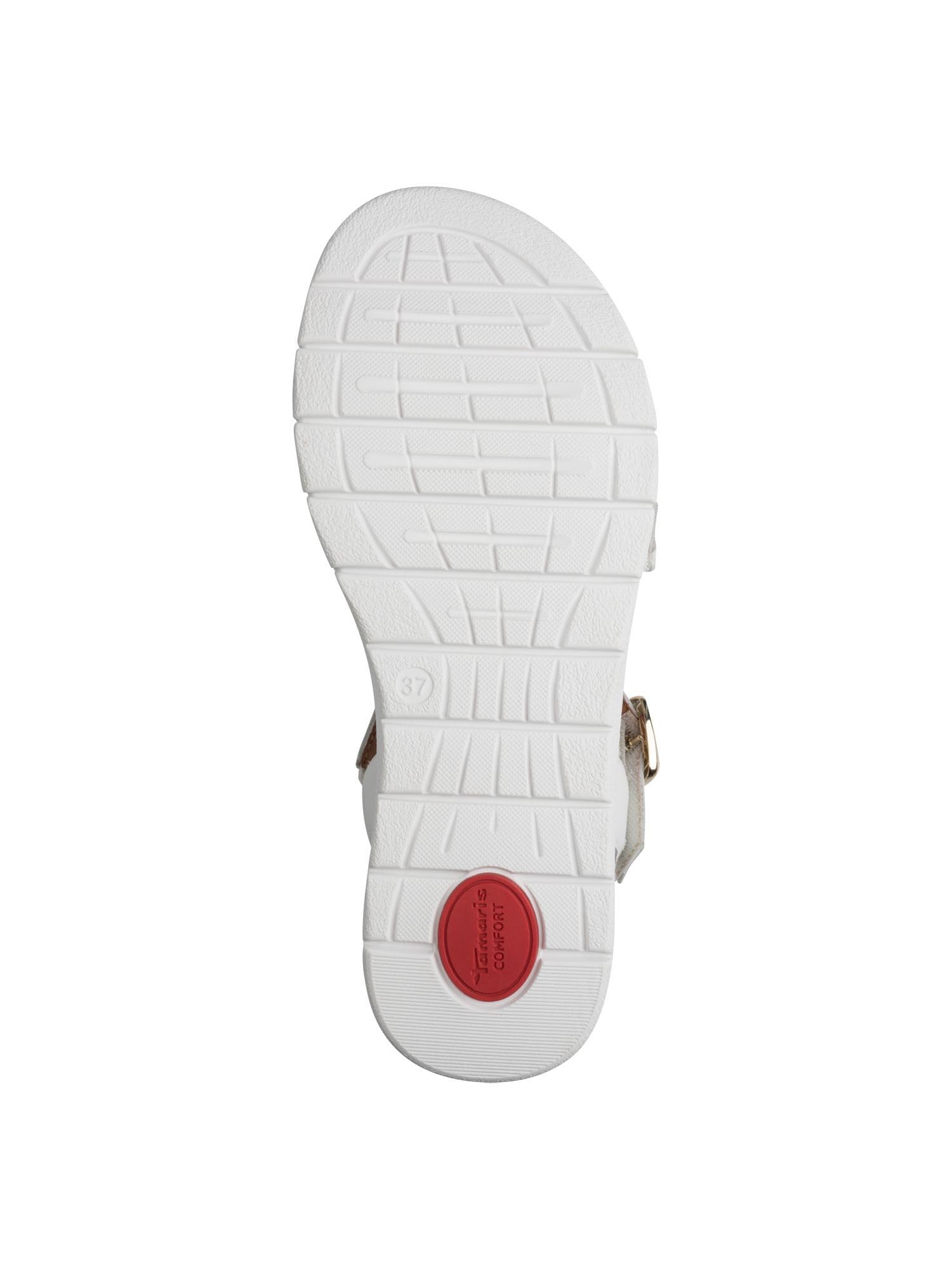 Tamaris Kobiety Tamaris Comfort Damen Wedge/Plat Sand MultiadjustableSandał na koturnie
