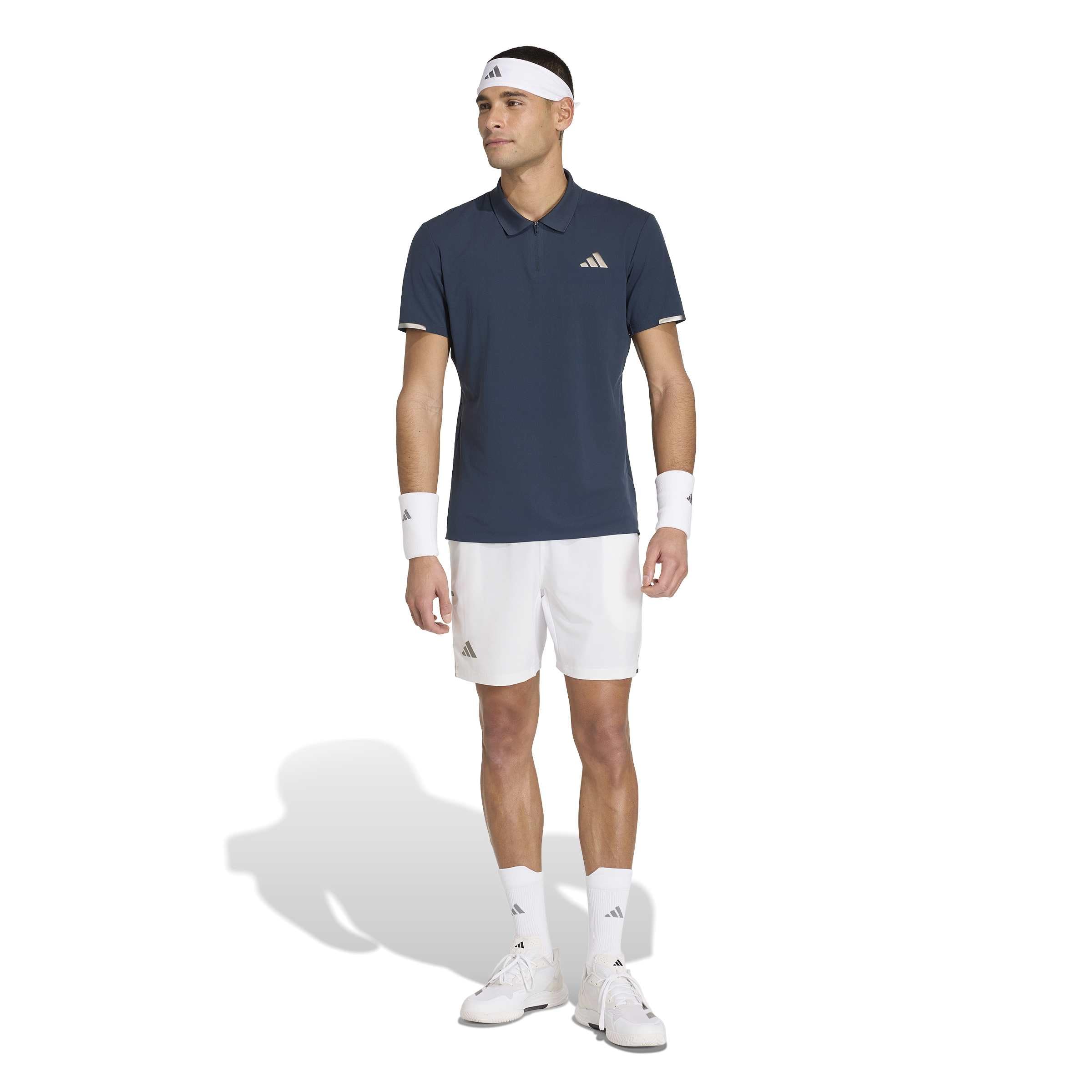 adidas Hombre Climacool+ Tennis Freelift Polo Pro Shirt, Aurora Ink, L