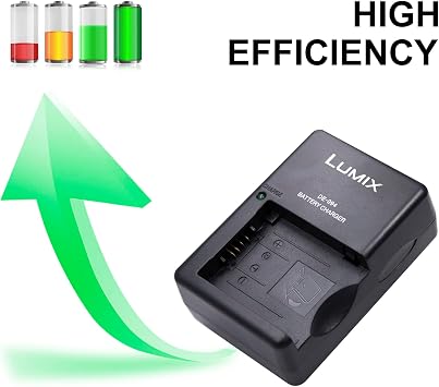 DE-A93 DE-A94 Battery Charger Compatible with Panasonic Lumix DMW-BLD10 DMW-BLD10E DMW-BLD10PP DMW-BLD10GK GF2 GF2GK Battery, for Panasonic DMC-GX1 DMC-G3 DMC-GF2 Cameras