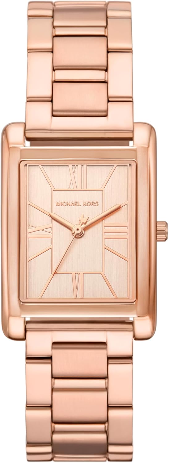 Michael Kors Women's Essex Three-Hand Rose Gold-Tone Stainless Steel Watch (Model: MK4905)