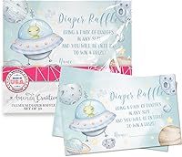 Vista 11 de Amanda Creation Baby Under Construction - Rifa de pañales para baby shower, 20 tarjetas de inserción de doble cara de 2 x 3 pulgadas