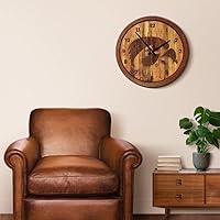 Vista 93 de The Fan-Brand NCAA Oklahoma Sooners: Faux Barrel Top Wall Clock Sports Team Bar Sign Décor - Home Man Cave, Party Decoration - Made On Demand