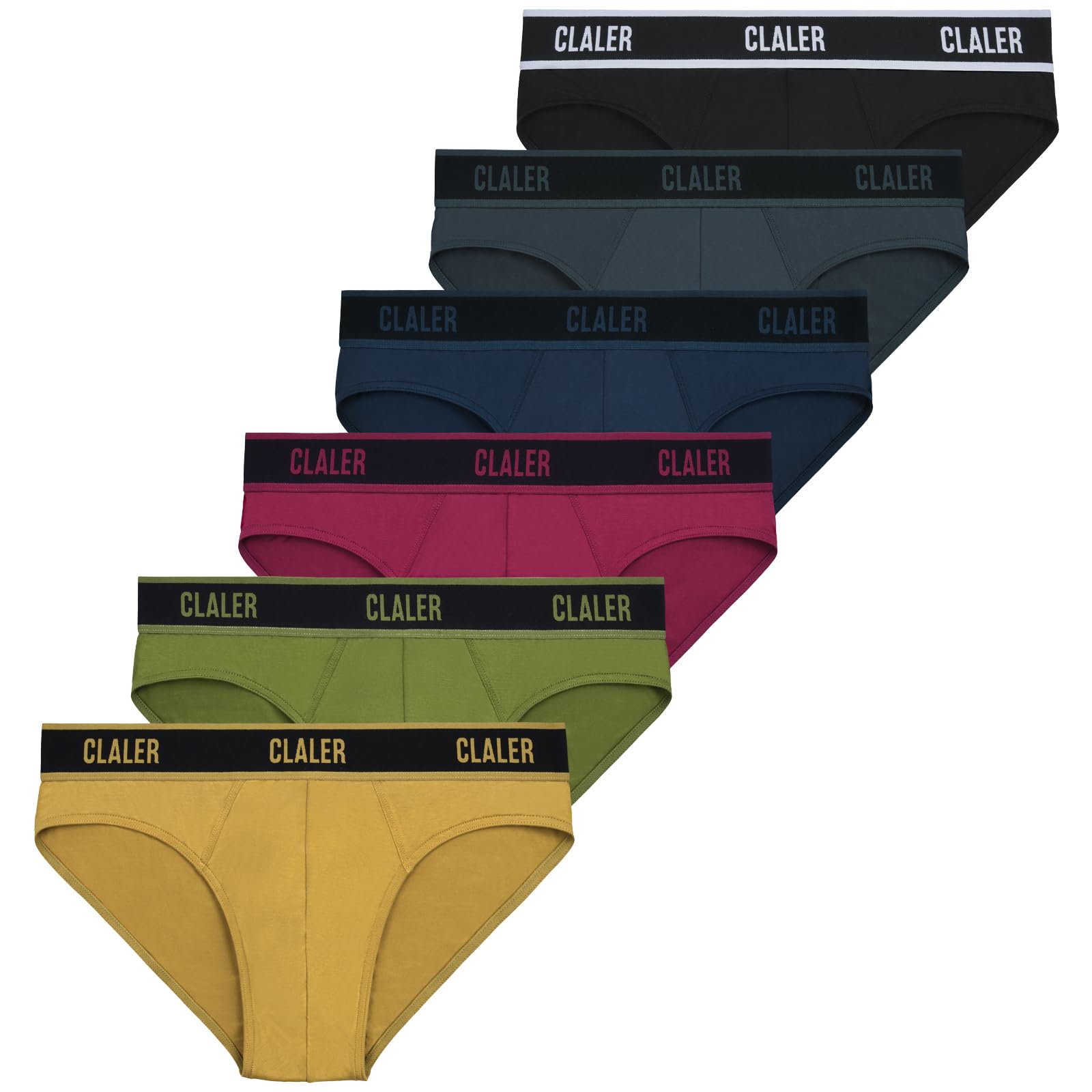 Slip Herren Bambus Unterhosen Männer Atmungsaktive Unterwäsche mit Stretch Antibakteriell Sport Herren-Slips 6er Pack