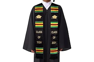 Kente Cloth Graduation Stole Class of 2024: Celebrate Your African Heritage with Pride