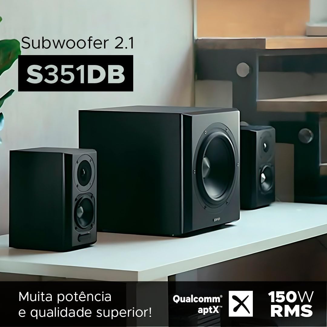 Aktivboxen Edifier S351DB 2.1 schwarz Bluetooth