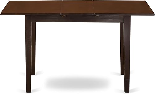 Miniatura 9 de East West Furniture Norfolk - Juego de cocina de 3 piezas que contiene una mesa de comedor rectangular con hoja de mariposa y 2 sillas Parsons de