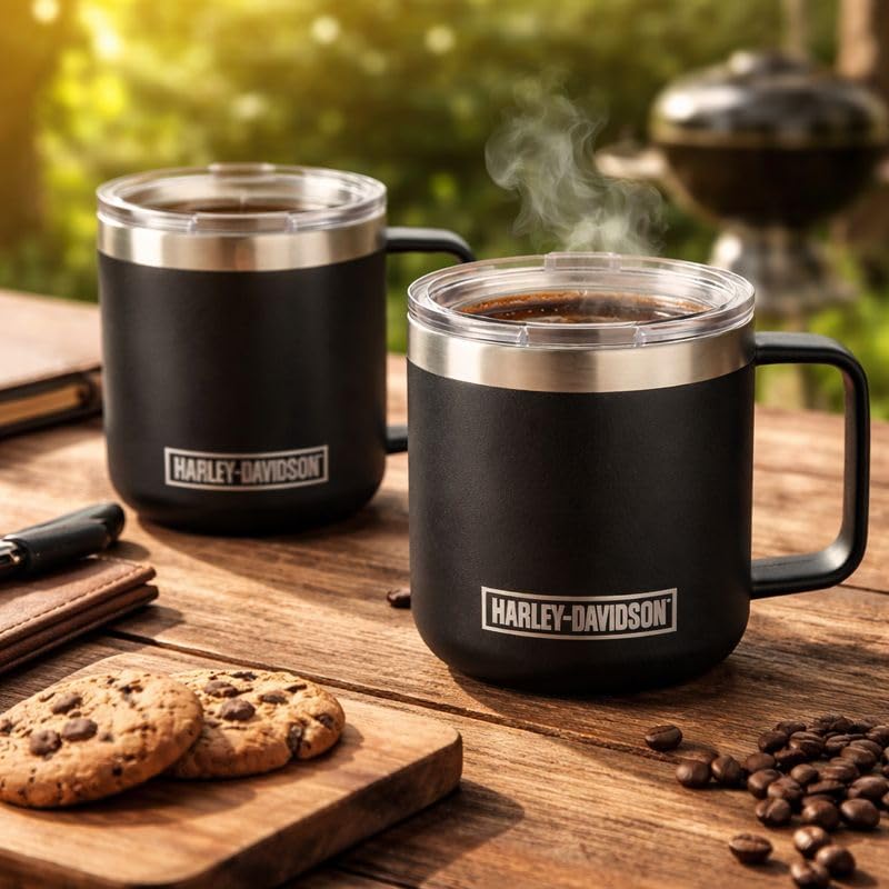 Olbaトンプソンステンレスバイス Amazon.com: Harley-Davidson Etched H-D Stainless Steel Travel Mug