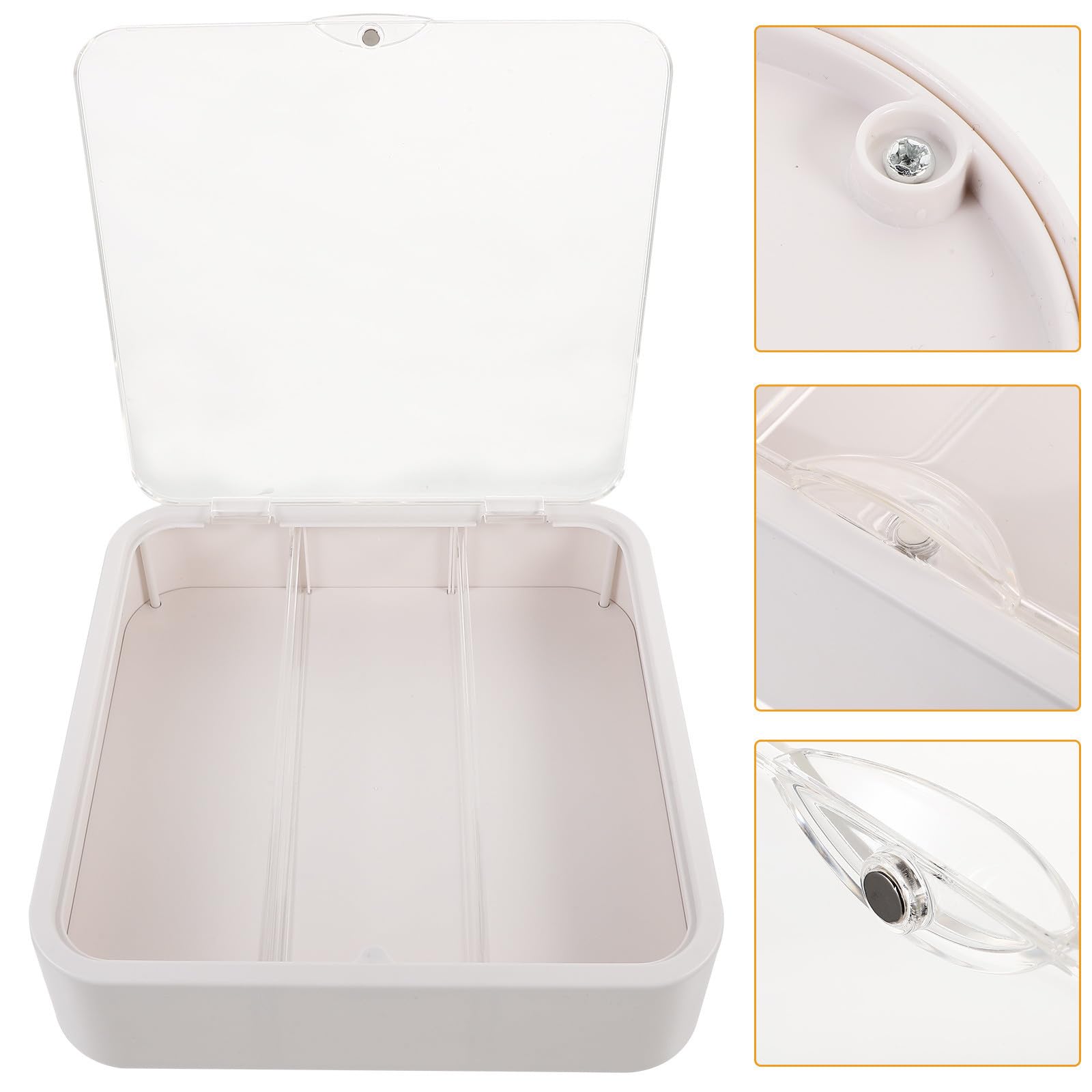 Zerodeko Espositore Mini per Figurine, Box da Parete Magnetico Bianco