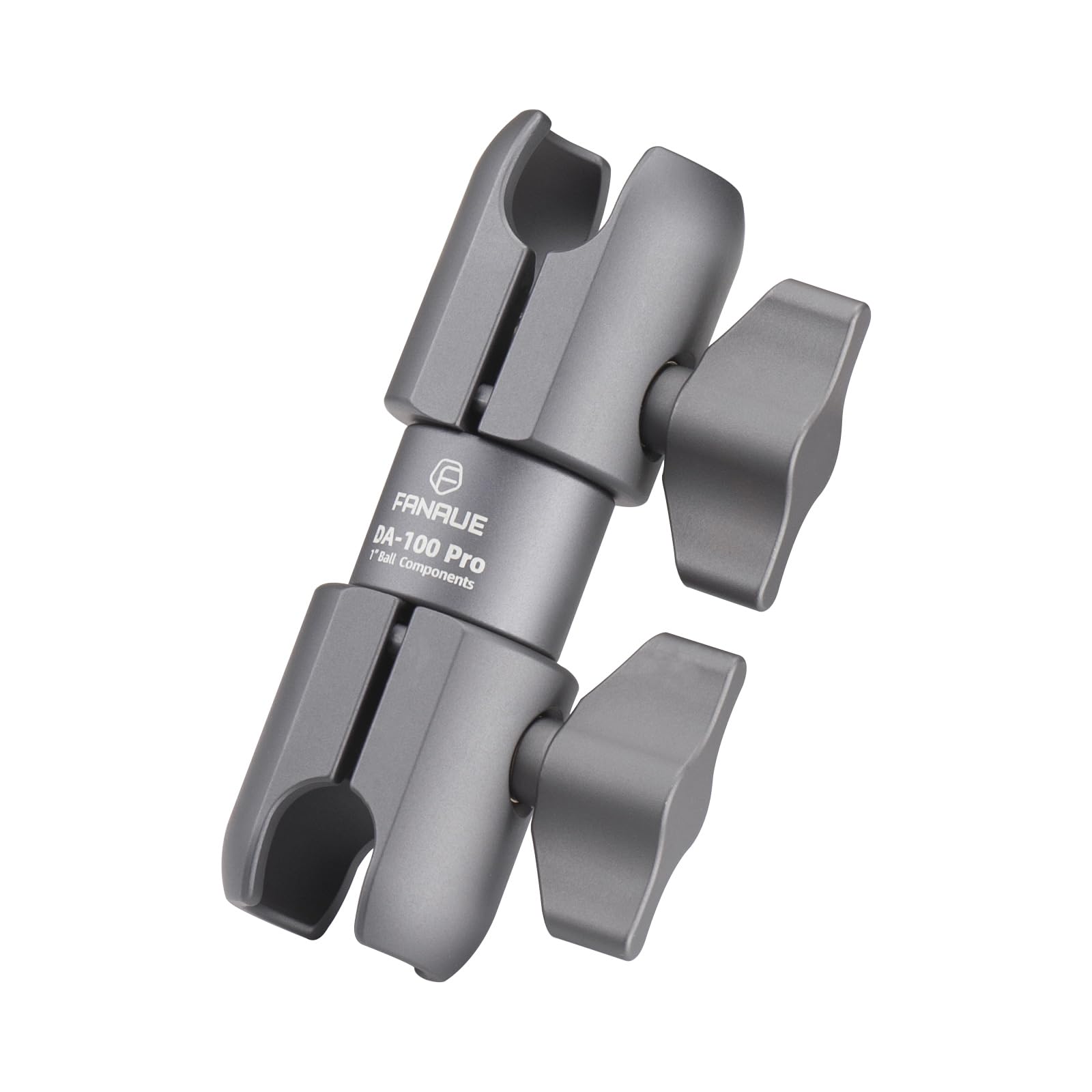 FANAUE Braccio girevole a doppio giunto, in Alluminio, Compatibile con Adattatori RAM Mounts di Dimensione B/Sfera da 1 Pollice. Lunghezza del Braccio di 94 mm (DA-100pro)