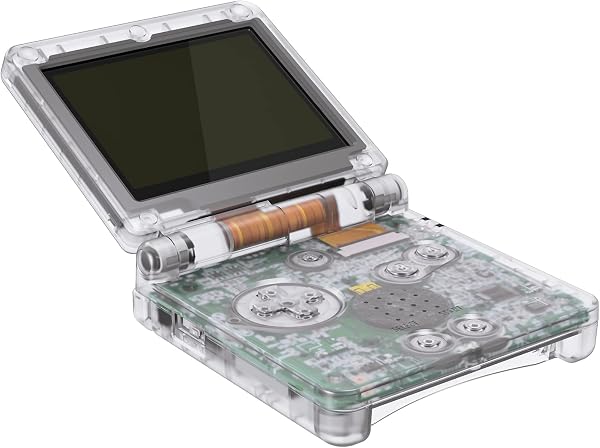 IPS Ready Upgraded eXtremeRate Clear Custom Replacement Housing Shell for Gameboy Advance SP GBA SP – Compatible with Both IPS & Standard LCD – Console & Screen NOT Included - 2